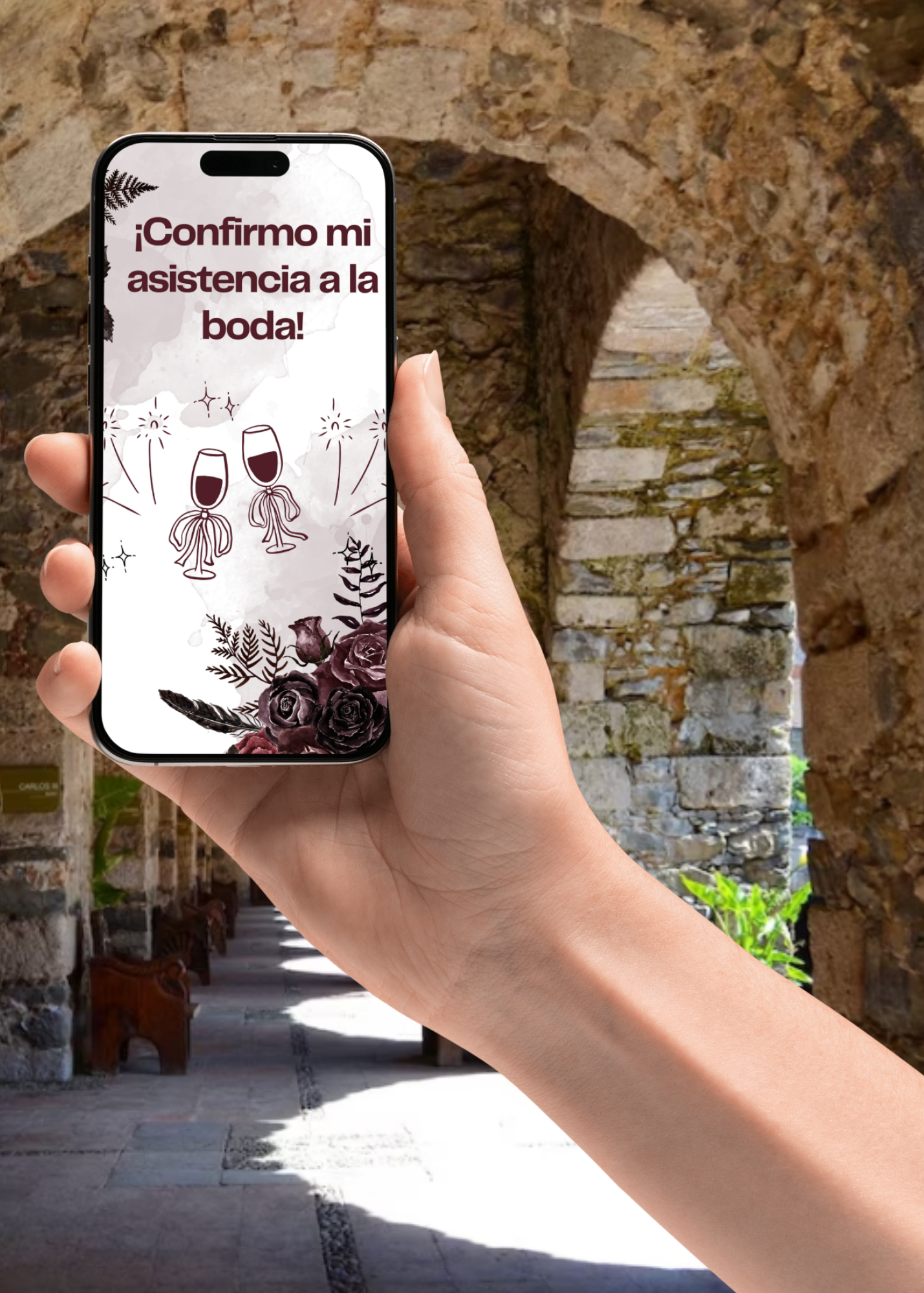 Confirmo mi asistencia a la boda